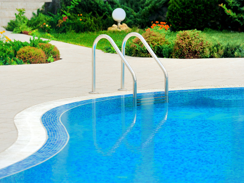 pool and stairs bay shore ny