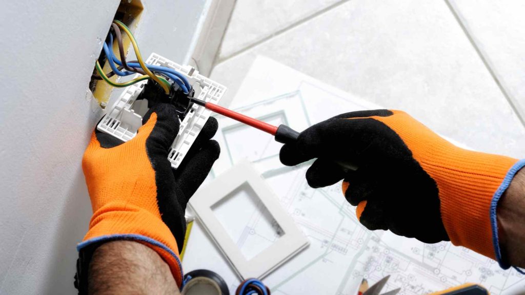 electrical stuff close up hands Smithtown NY